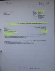 Tilbud 20-05-2008 Nykredit 4.328.000 kr. Jyske Bank tinglyser falsk gæld uden lån bliver hjemtaget