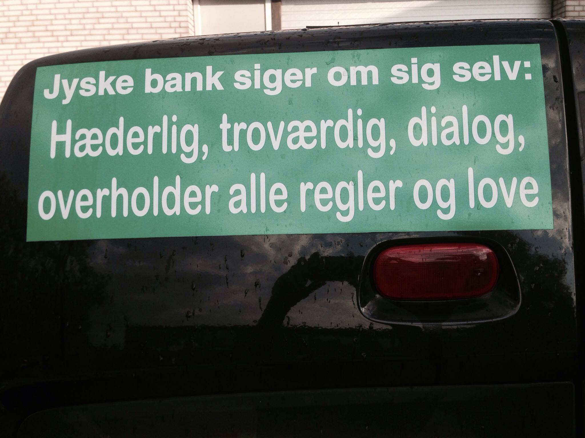 søge ord Jyske banks ledelse hvor sagen behandles med tavshed, politiet vil nødig efterforske danmarks 3 største bank Fundamentet i jyske bank syntes bundråddent, bevisligt en løgner bank, Lyver for at skuffe i rettsforhold, sikker sig underskrift ved grov vildledning svig kan man ikke komme uden om, tivoli bakken er fuld af gratis forlystelser Jyske bank er da også morsom, men for fanden det er pis banken ikke vil svare Medvirkende i sagen eller kender til sagen og ønsker ikke at rette fejl Fundament hæderlig ærlig åben retter fejl Nykredit jyske bank Advokat advokater strafferet øknomisk kriminelit Lund Elmer Sandager Michael Rasmussen CEO Nykredit Anders Christian Dam CEO Morten Ulrik gade Philip Baruch Mette Egholm Nielsen Birgit Bush Jyske bank erhverv Hillerød Helsingør Århus Aahus København Silkeborg Valby Østerbro Nicolai Hansen Line Braad Winding Casper Dam Olsen Anette Kirkeby Søren Woergaard Danske bank jysk Koncernledelse jyske bank Koncernbestyrelsen Sven Buhrkall Kurt Bligaard Pedersen Rina Asmussen Philip Baruch Jens A. Borup Keld Norup Christina Lykke Munk Haggai Kunisch Marianne Lillevang Koncerndirektionen Anders Dam Leif F. Larsen Niels Erik Jakobsen Per Skovhus Peter Schleidt Sagen historien om Nykredit og jyskebank handler om: Bedrageri Svindel Løgne Tyveri Underslæb Mandatsvig Svig Dokumentfalsk, At dække over forbrydelser At skjule forbrydelser Om at lyve over for retten udelukket for at kunne fortsætte bedrageriske forhold. Mercedes BMW Audi VW Ford Kia Pegeout Citroen biler for alle, billig bolig, billig forsikring Regler og love Billån Mercedes BMW Audie WV Michael Rasmussen Nykredit og Anders Dam Jyske Bank, Lund Elmer Sandager Advokater Philip Baruch National banken Statsgaranti Swap rentebytte hedge sagen dårlig rådgivning
